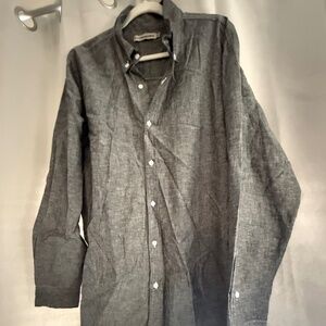 100% Cotton Linen Shirt - Made in Peru, Resort Wear XXL - NEVER WORN